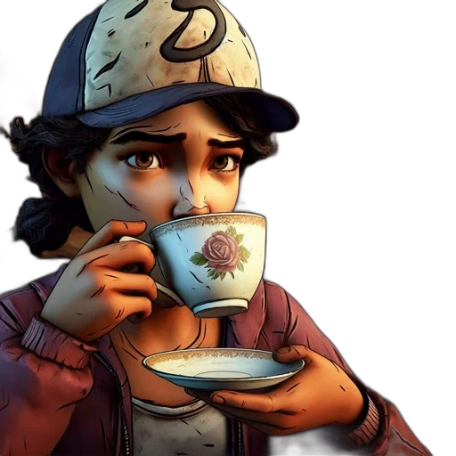 face, hat, food, concept art transparent PNG cut-out