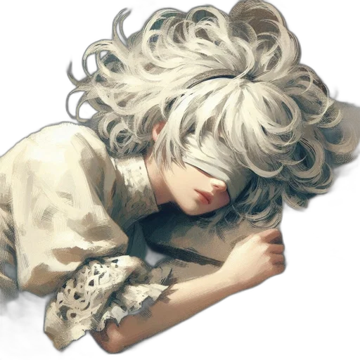 mask, face, hair, creature transparent PNG cut-out