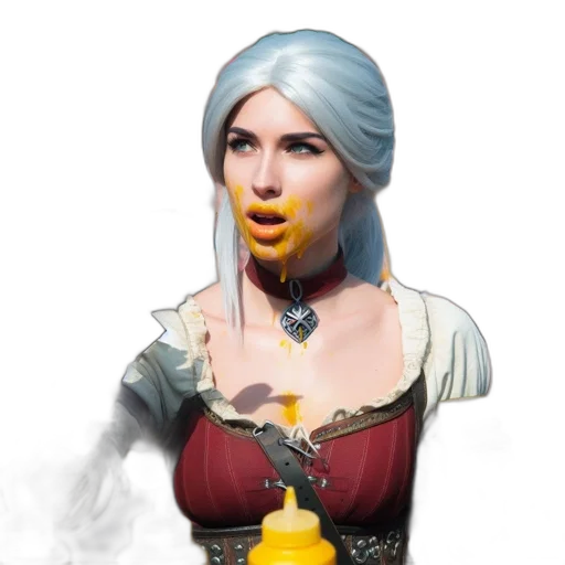 face, mask, staff, dress transparent PNG cut-out