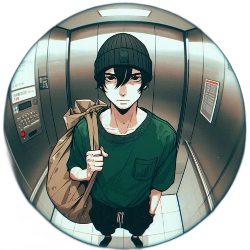 mask, jacket, umbrella, face transparent PNG cut-out