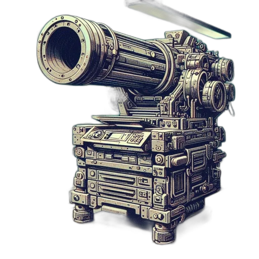 weapon, robot, furniture, car transparent PNG cut-out