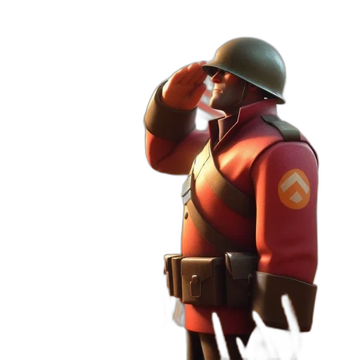 robot, weapon, jacket, hat transparent PNG cut-out