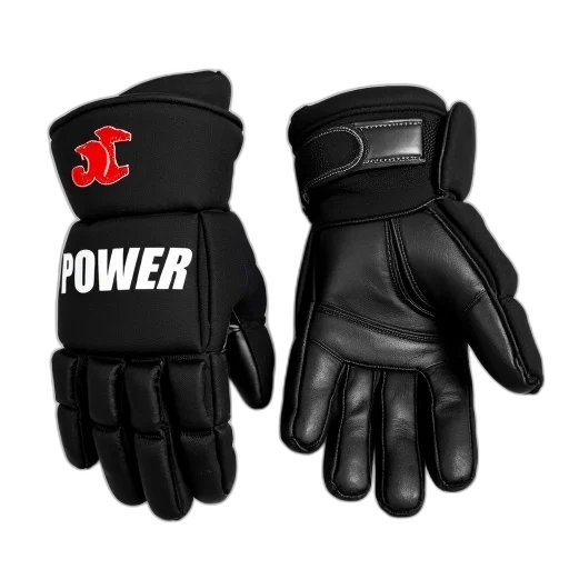 pair, black, hockey, gloves transparent PNG cut-out