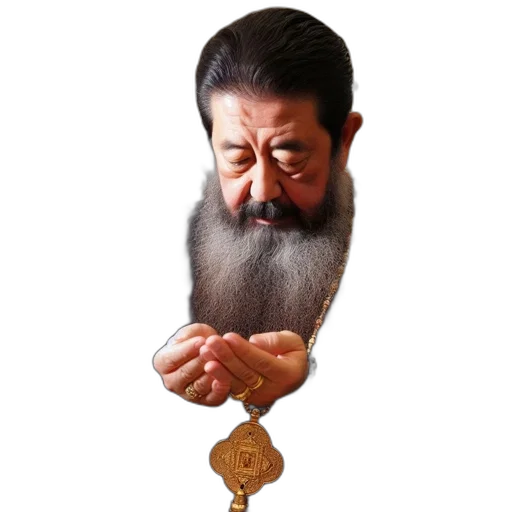 jewelry, staff, photorealistic, elderly transparent PNG cut-out
