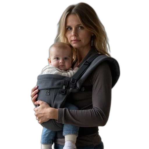 jacket, babybjorn, carrier transparent PNG cut-out