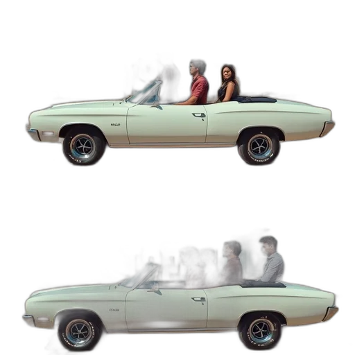 car, concept art, 3d render, photorealistic transparent PNG cut-out