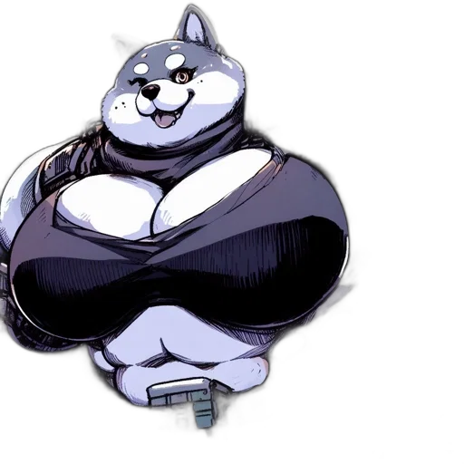 robot, dress, animal, staff transparent PNG cut-out