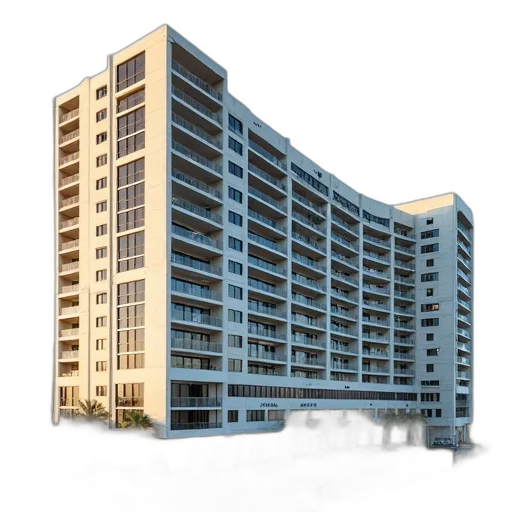 building, 3d render, photorealistic, concept art transparent PNG cut-out