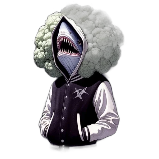 jacket, creature, mask, hat transparent PNG cut-out