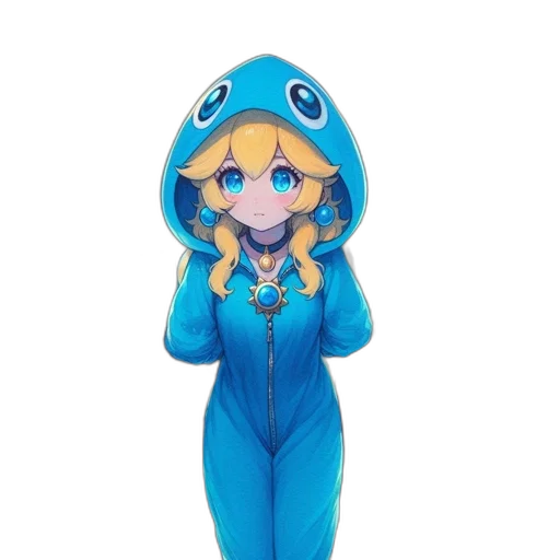 dress, creature, concept art, 3d render transparent PNG cut-out