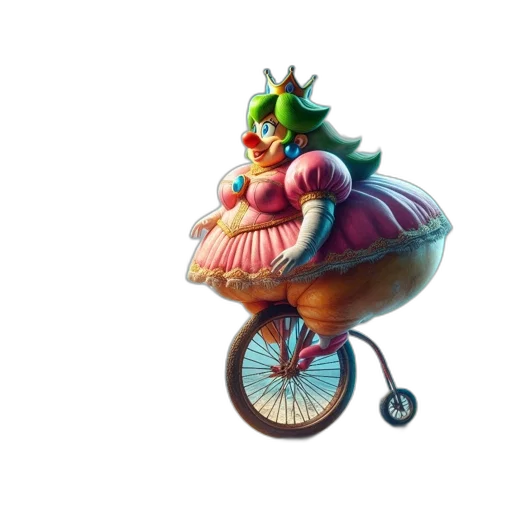 dress, crown, concept art, 3d render transparent PNG cut-out