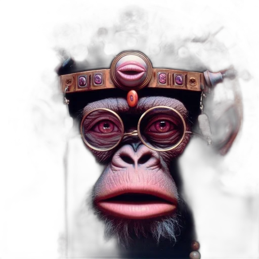 mask, face, crown, creature transparent PNG cut-out