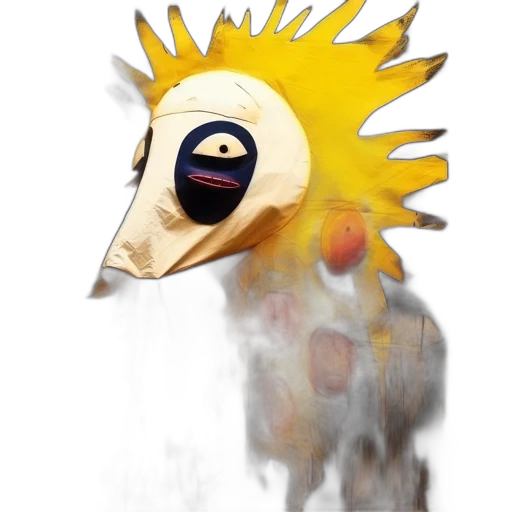 mask, animal, creature, face transparent PNG cut-out