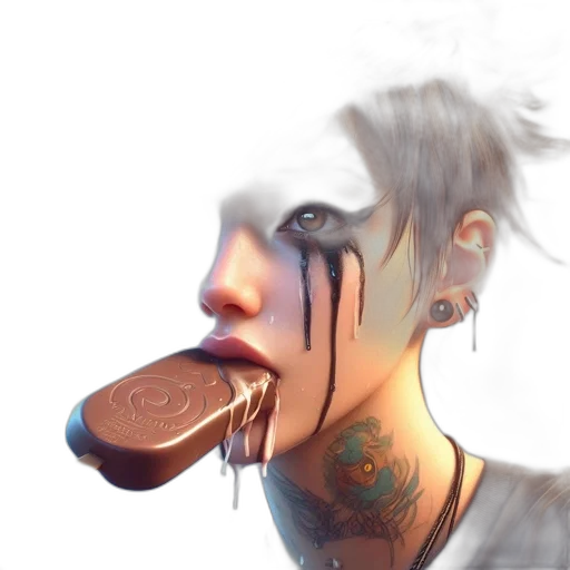 creature, food, face, jewelry transparent PNG cut-out