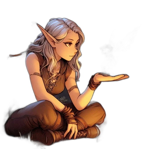 dragon, staff, fantasy art, concept art transparent PNG cut-out