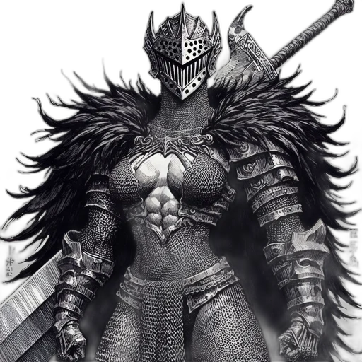 sword, mask, dragon, weapon transparent PNG cut-out