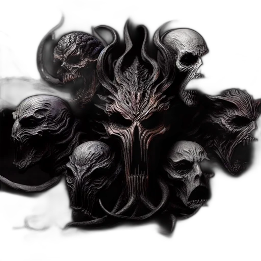 mask, crown, face, creature transparent PNG cut-out