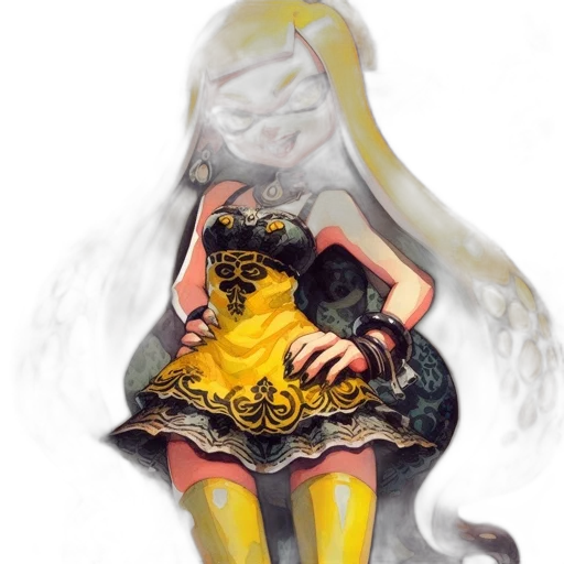 dress, mask, crown, staff transparent PNG cut-out