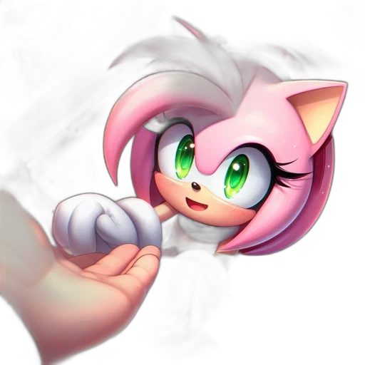 weapon, staff, creature, 3d render transparent PNG cut-out