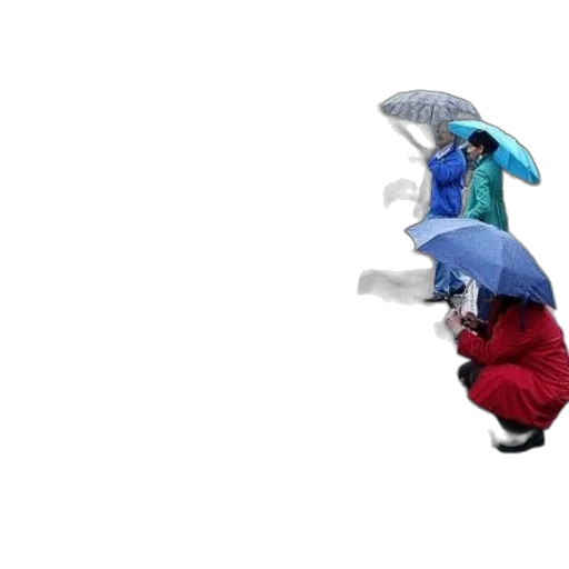 hat, umbrella, jacket, shoes transparent PNG cut-out