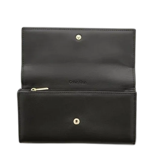 black, calvin, klein, wallet transparent PNG cut-out