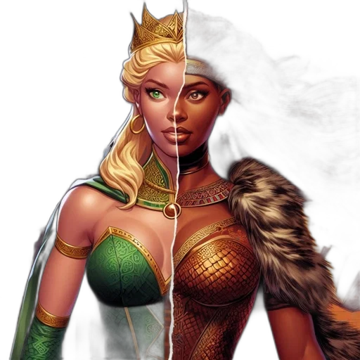 fantasy art, comic book art, concept art, pixel art transparent PNG cut-out