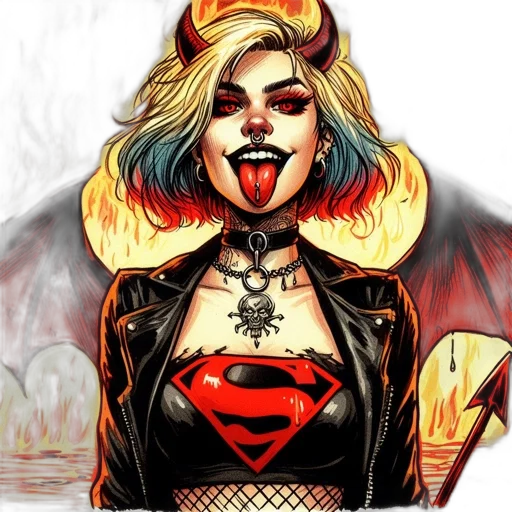 comic book art, concept art, fantasy art, cartoon transparent PNG cut-out