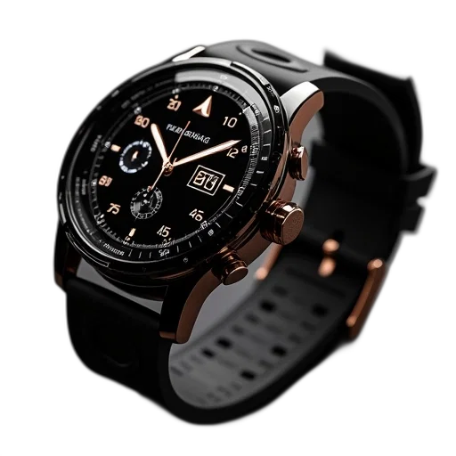 3d render, photorealistic, watch, smart transparent PNG cut-out