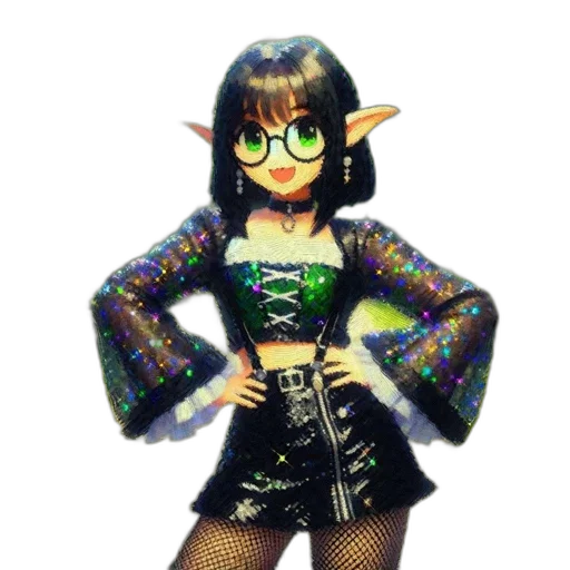 staff, dress, creature, mask transparent PNG cut-out