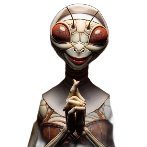 robot, mask, jewelry, creature transparent PNG cut-out