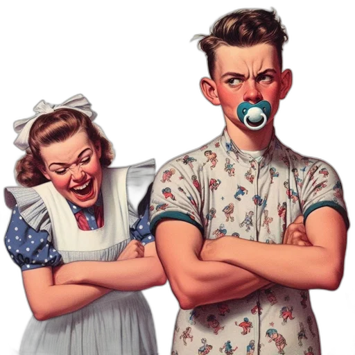 mask, photorealistic, two, teenagers transparent PNG cut-out