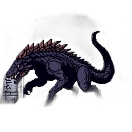 dragon, creature, animal, staff transparent PNG cut-out