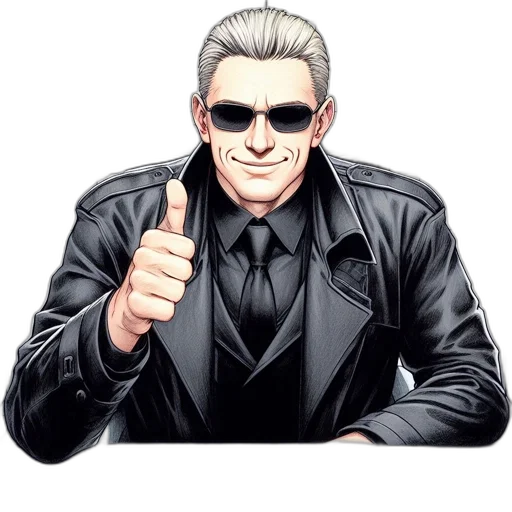jacket, staff, pixel art, 3d render transparent PNG cut-out