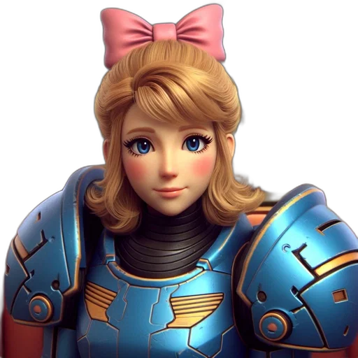 robot, crown, face, staff transparent PNG cut-out