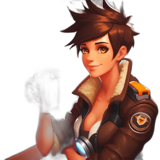 jacket, weapon, staff, face transparent PNG cut-out