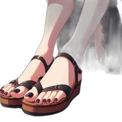 shoes, weapon, dress, watercolor transparent PNG cut-out