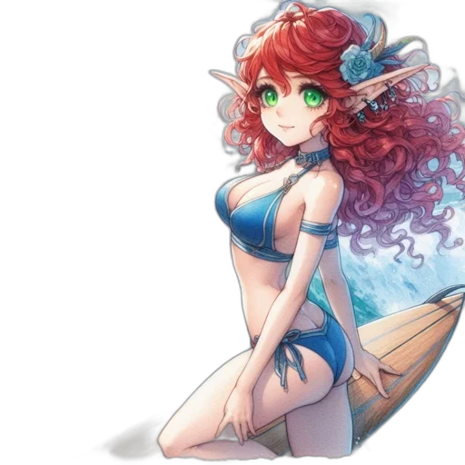 dress, staff, creature, weapon transparent PNG cut-out