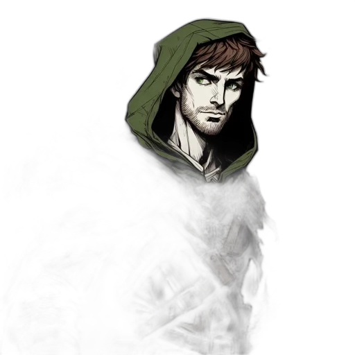jacket, face, mask, staff transparent PNG cut-out
