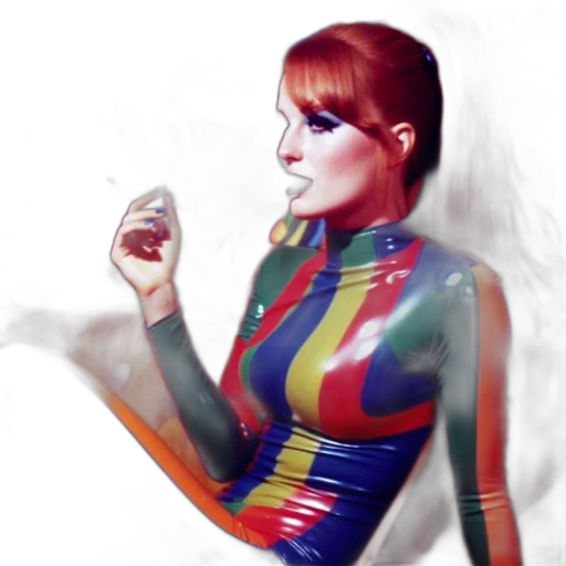 dress, bottle, jacket, face transparent PNG cut-out