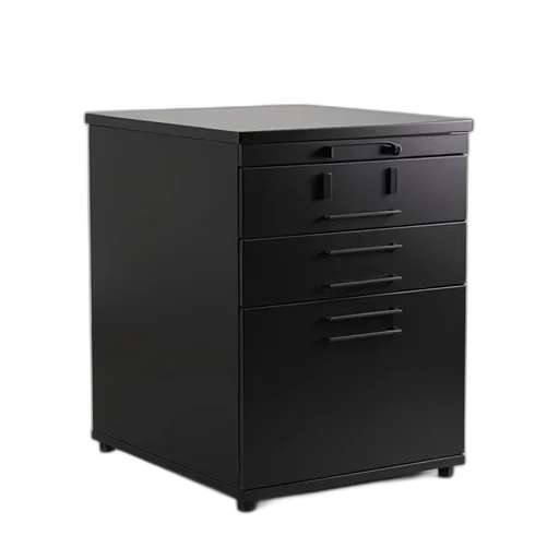 furniture, 3d render, dark, steelcase transparent PNG cut-out