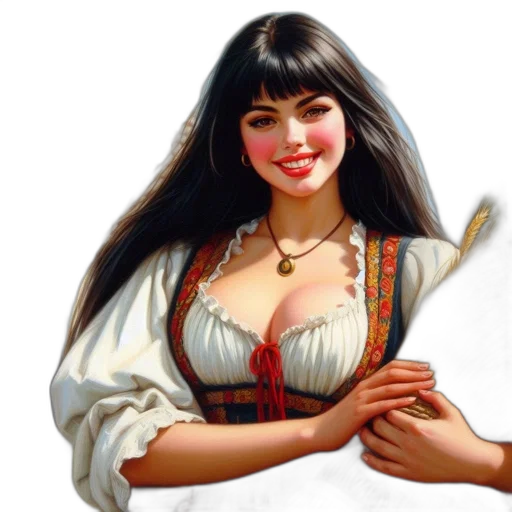 jewelry, face, staff, sword transparent PNG cut-out