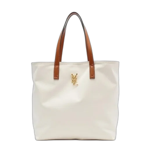 white, canvas, tote, bag transparent PNG cut-out