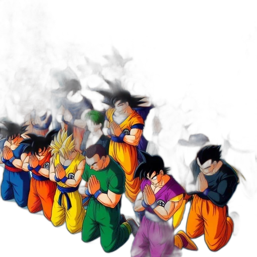 concept art, comic book art, 3d render, anime transparent PNG cut-out