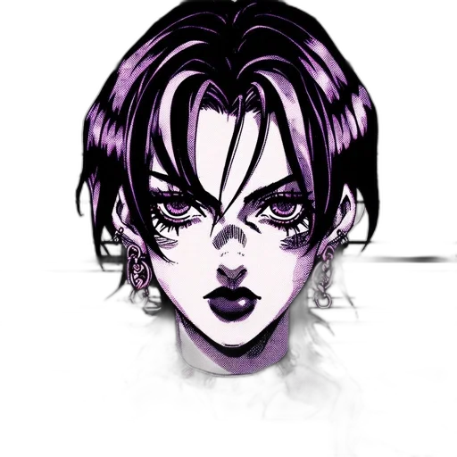 face, mask, hair, creature transparent PNG cut-out