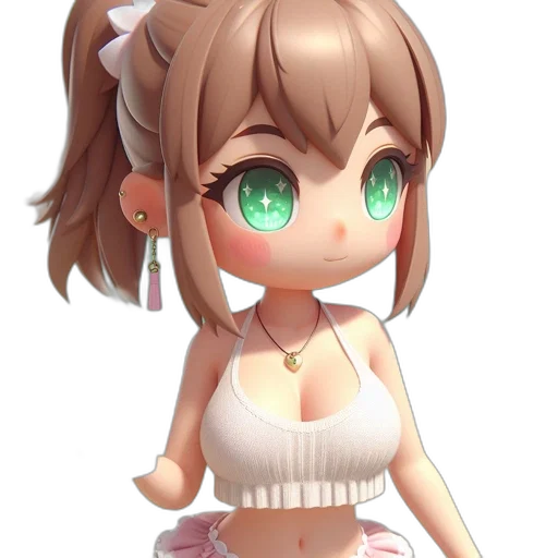 dress, staff, creature, weapon transparent PNG cut-out
