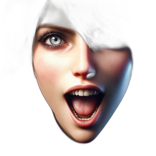 face, mask, hat, hair transparent PNG cut-out