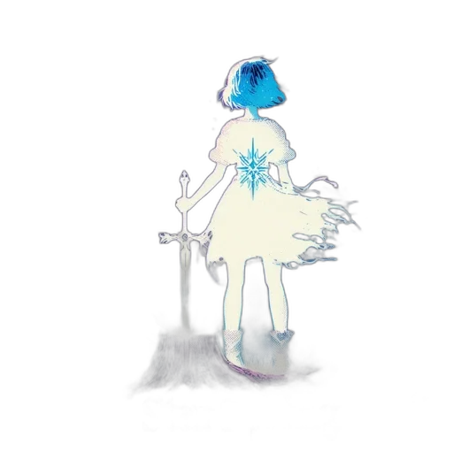 staff, dress, robot, sword transparent PNG cut-out