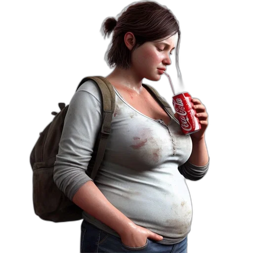 bottle, photorealistic, 3d-rendered, woman transparent PNG cut-out