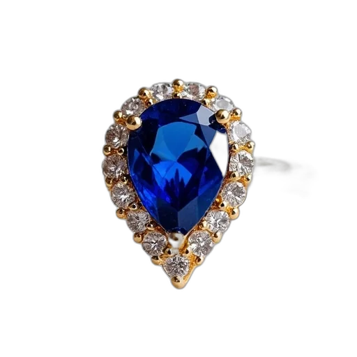jewelry, crown, blue, tear transparent PNG cut-out