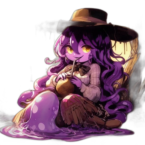hat, creature, mask, staff transparent PNG cut-out
